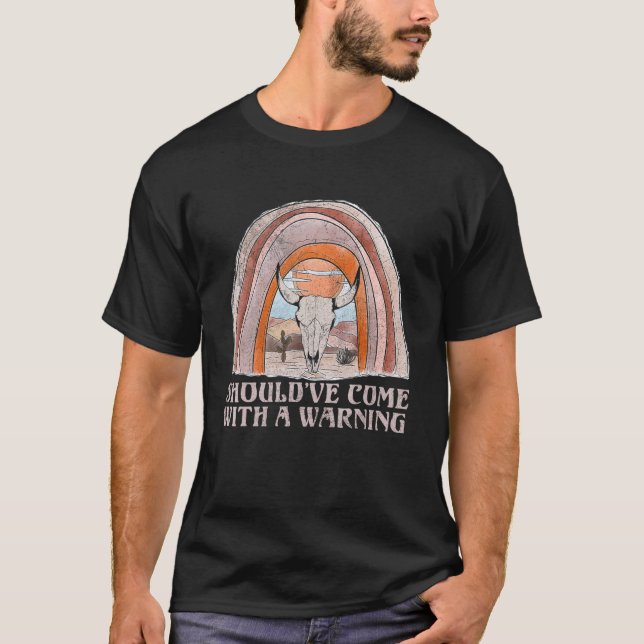 Leopard Cow Bull Skulls TShirt Hätte dabei sein so (Vorderseite)