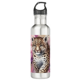 Leopard Cub & Bouteille d'eau Rose