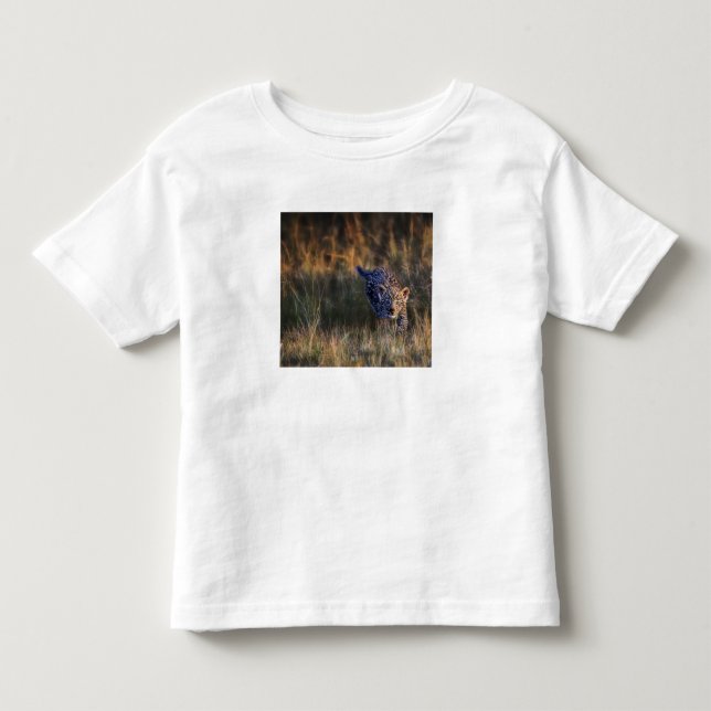 Leopard Cub Panthera Pardus Kleinkind T-shirt (Vorderseite)