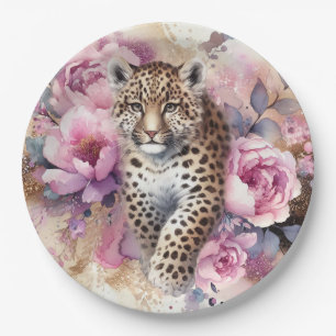 Leopard Cub & Rosen Pappteller