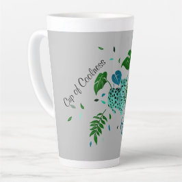Leopard-Cup der Kühle Milchtasse