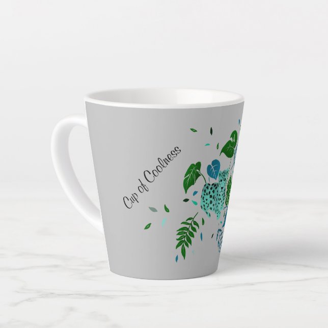Leopard-Cup der Kühle Milchtasse (Linke Ecke)
