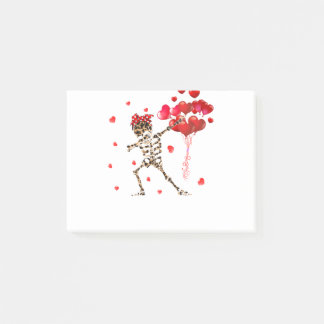 Leopard Dabbing Skelett X Ray Doctor Nurse Valent Post-it Klebezettel