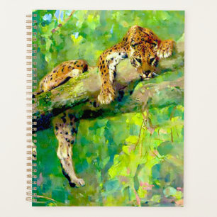 Leopard dans un arbre par Arthur Wardle