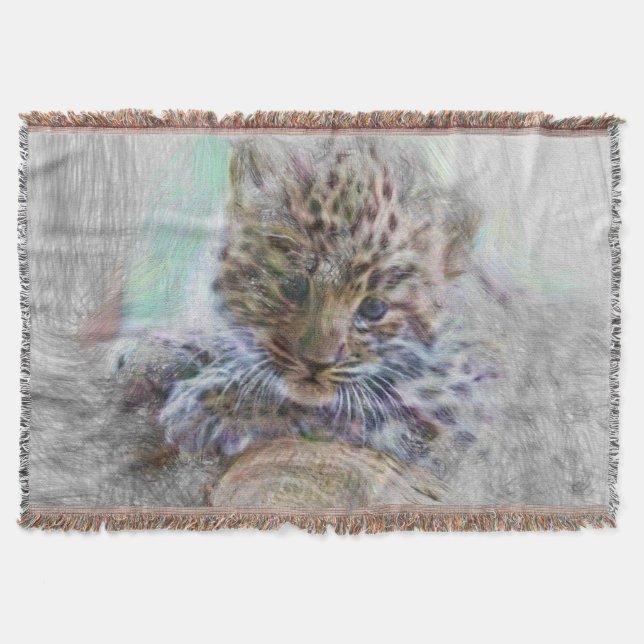 Leopard Decke (Vorderseite)
