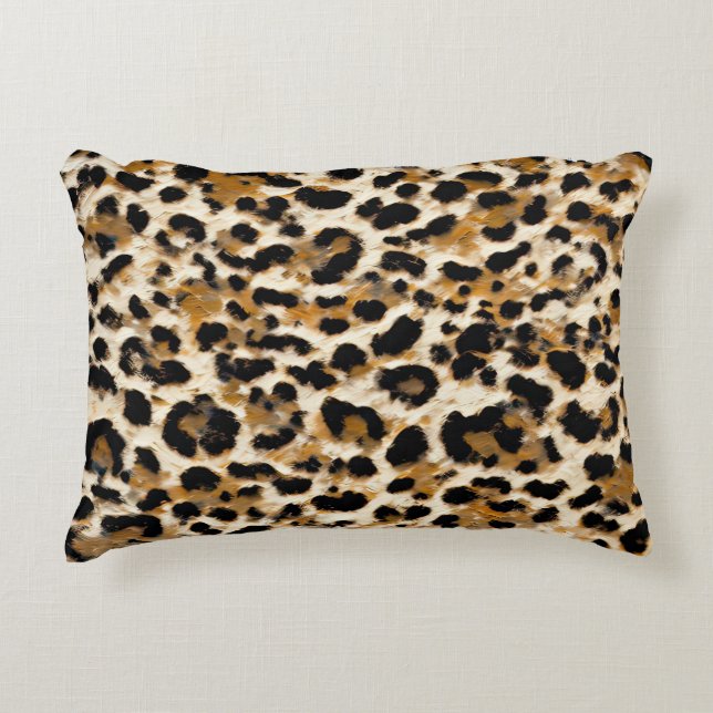 Leopard Dekokissen (Vorderseite)