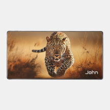 Leopard Design Desk Mat - Ein nachdenkliches Gesch