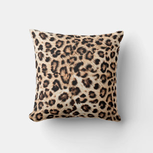 Leopard Design Pattern: Wilde Eleganz. Kissen