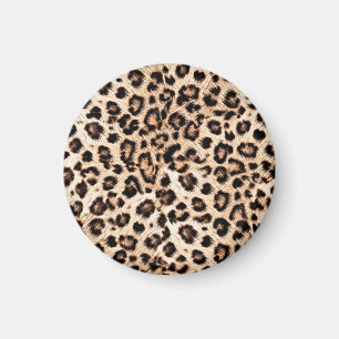 Leopard Design Pattern: Wilde Eleganz. Magnet
