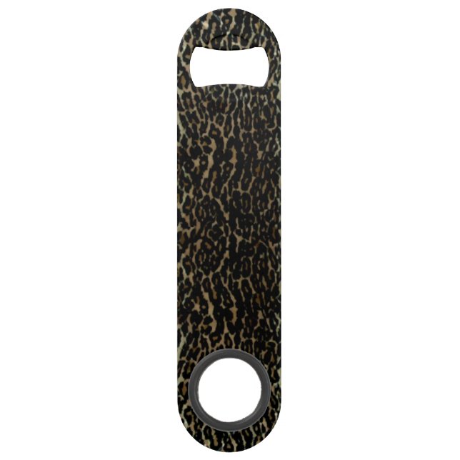Leopard-Druck-Flaschen-Öffner Speed Flaschenöffner (Vorderseite)