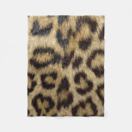 Leopard-Druck Fleecedecke