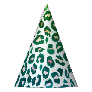 Leopard-Druck Gepard Partyhütchen