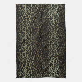 Leopard-Druck-Geschirrtuch Geschirrtuch