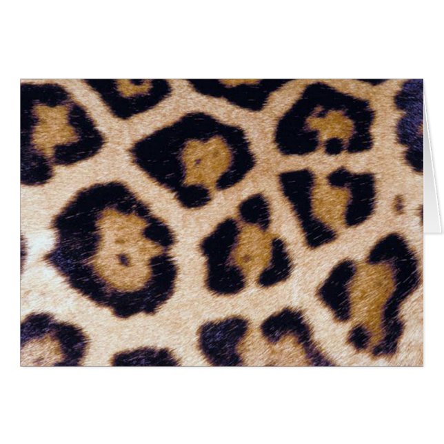 Leopard-Druck-große Katzen-wirklicher (Vorderseite (Horizontal))