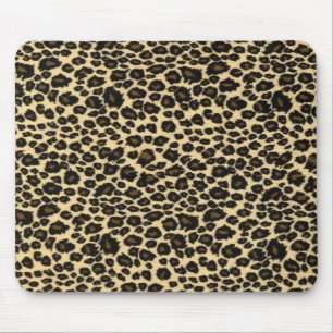 Leopard-Druck-Mausunterlage Mousepad