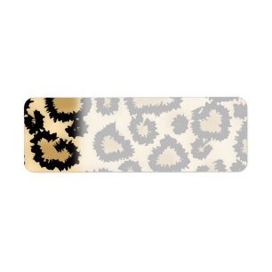 Leopard-Druck-Muster, Brown und Schwarzes