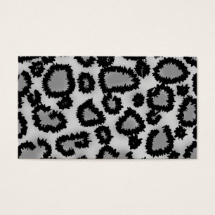 Leopard-Druck-Muster, Schwarzes und Grau
