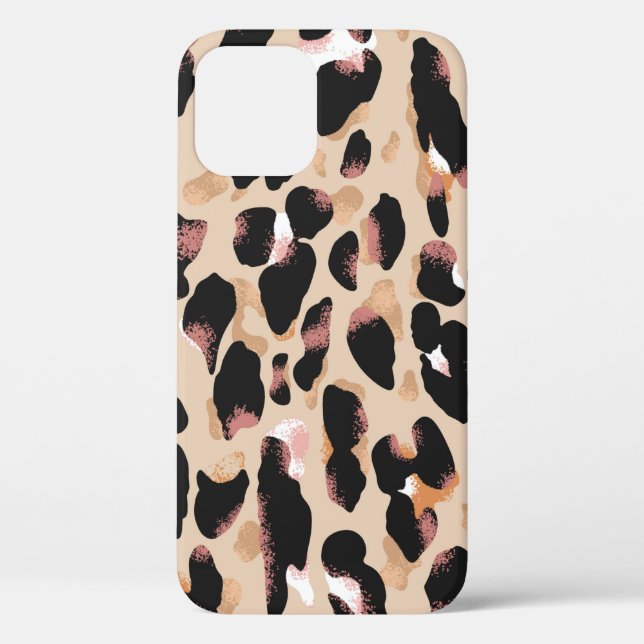 Leopard-Druck nahtlos Muster Case-Mate iPhone Hülle (Rückseite)