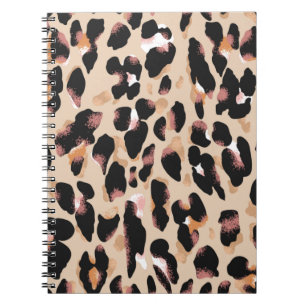 Leopard-Druck nahtlos Muster Notizblock