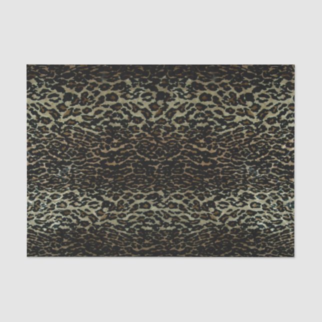 Leopard-Druck-Seidenpapier  Seidenpapier (Vorderseite)
