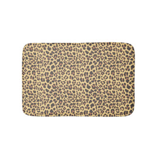 Leopard-Druck-Tierhaut-Muster Badematte
