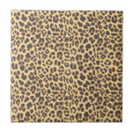 Leopard-Druck-Tierhaut-Muster Fliese<br><div class="desc">Leopard-Druck-Tierhaut-Muster</div>