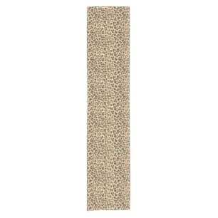 Leopard-Druck-Tierhaut-Muster Kurzer Tischläufer