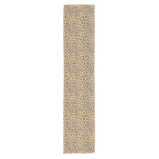 Leopard-Druck-Tierhaut-Muster Kurzer Tischläufer
