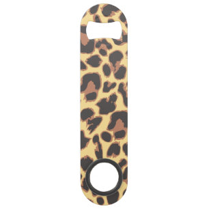 Leopard-Druck-Tierhaut-Muster Speed Flaschenöffner