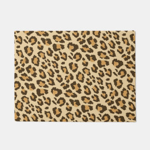 Leopard-Druck-Tür-Matte Fußmatte