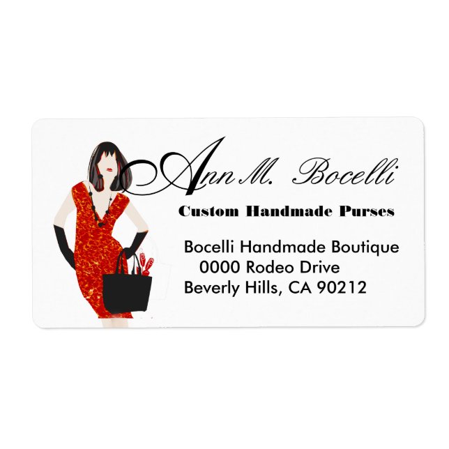 Leopard Druckkleidung Handgemachte Geschäfte (Vorne)