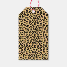 Leopard-Druckmuster Geschenkanhänger