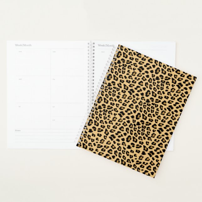 Leopard-Druckmuster Planer (Anzeige)