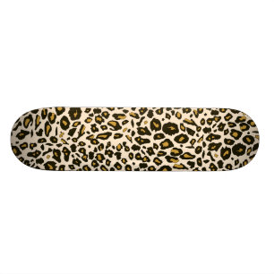Leopard-Druckmuster Skateboard
