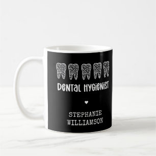 Leopard-Druckzähne für Dentalhygiene Kaffeetasse