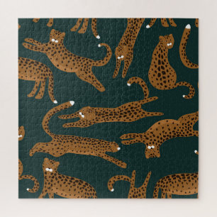Leopard Dschungel: Tierprint Vintage.