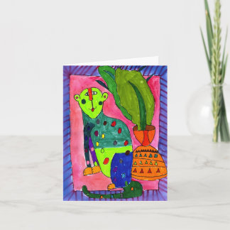 Leopard durch Jullien Jollon, Alter 12 Karte