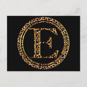 Leopard E Postkarte