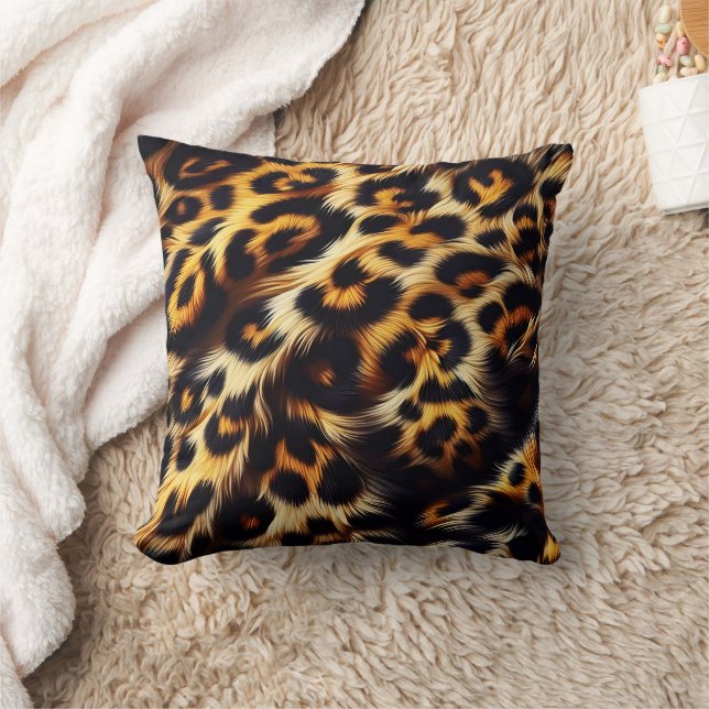 Leopard Elegance: Das stiehlt die Show Kissen (Decke)