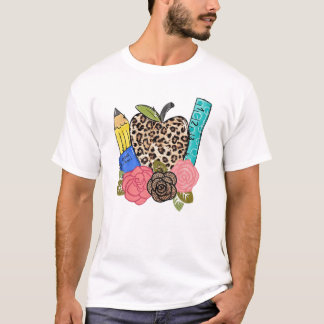 Leopard erster Schultag lustig T-Shirt