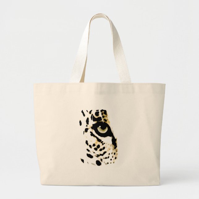 Leopard Eye Jumbo Stoffbeutel (Vorne)