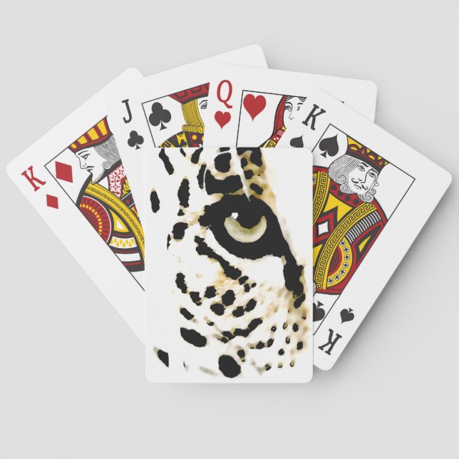 Leopard Eye Spielkarten (Rückseite)