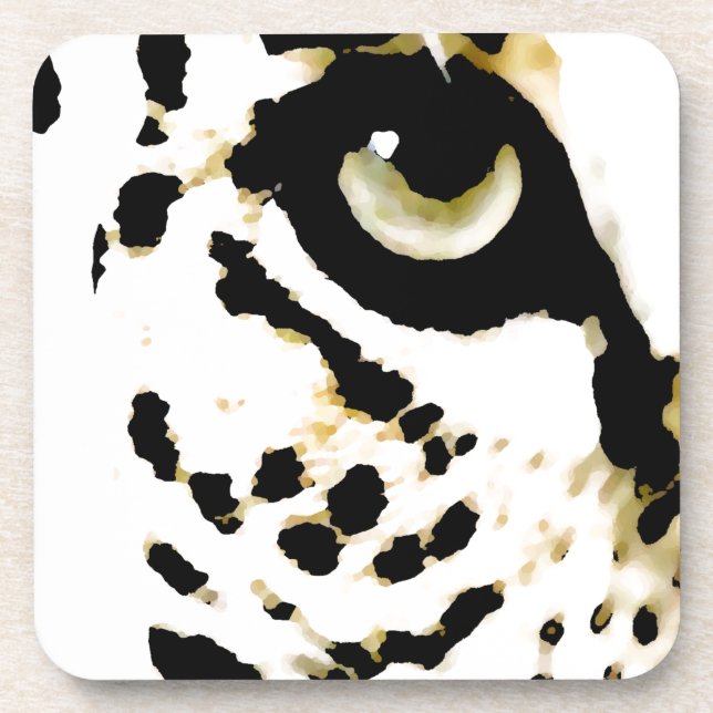 Leopard Eye Untersetzer (Vorderseite)