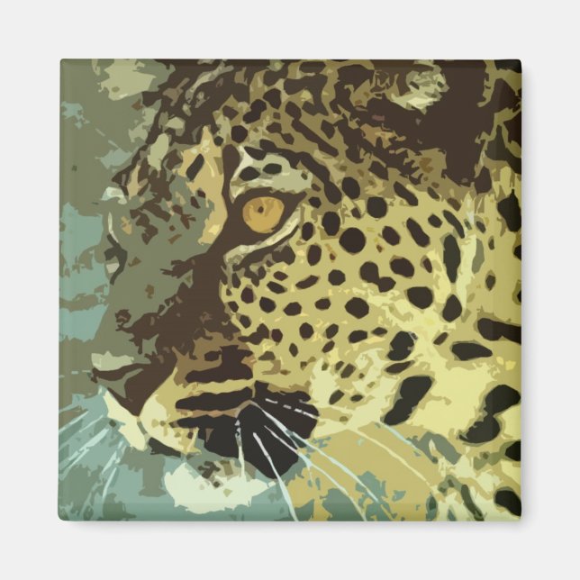 Leopard Eyes Magnet (Vorne)
