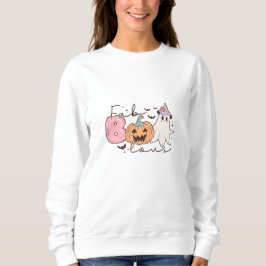 Leopard Fab Boo Lous Halloween Sweatshirt