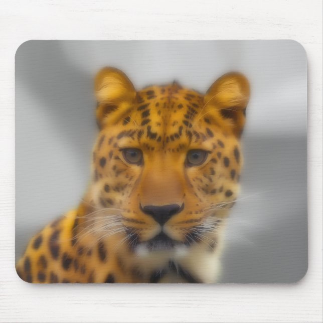 Leopard Face Mousepad (Vorne)