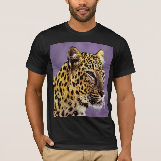 Leopard Face T-Shirt (Vorderseite)