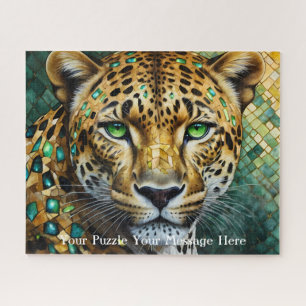 Leopard Fantasy-Gemälde Mosaik Diamant
