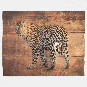 Leopard Fleecedecke