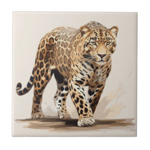 Leopard Fliese
